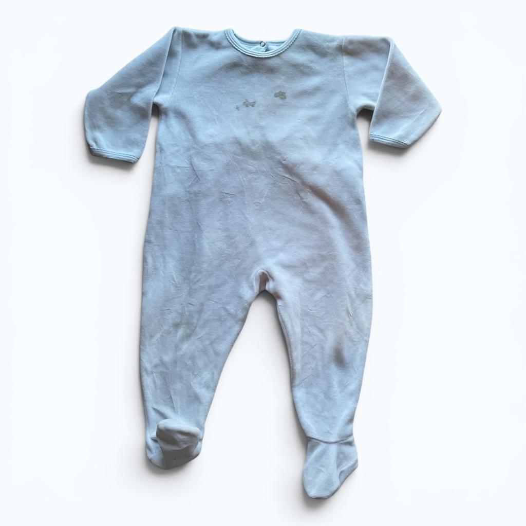 Grenouillère Bleue Petit Bateau - 12 mois