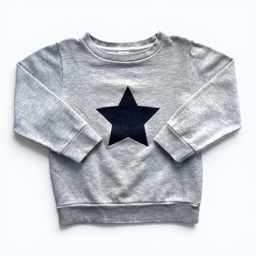 Sweat Petit Bateau - 5 ans / 110 cm - Gris - État : Excellent