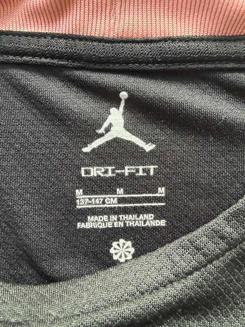 T-shirt Psg Jordan - 10-11 Ans - Noir Et Rose - État : Excellent