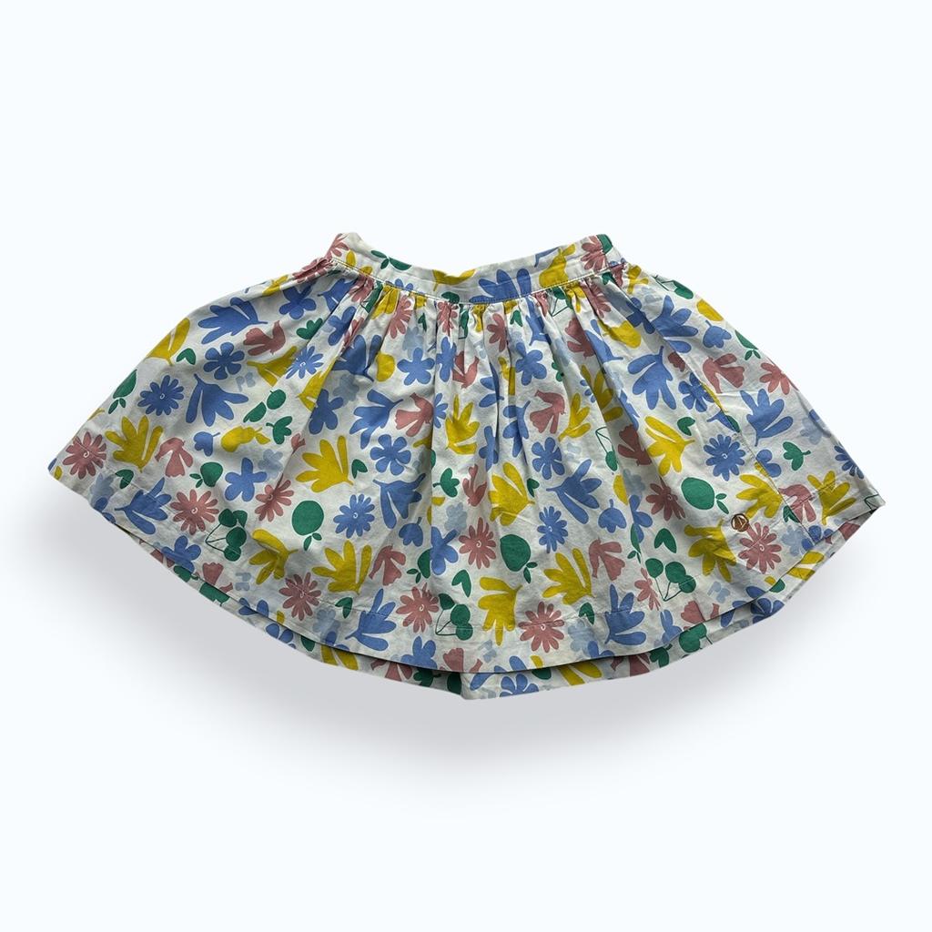 Jupe Petit Bateau - 4 Ans - Bleu Et Jaune - État : Excellent