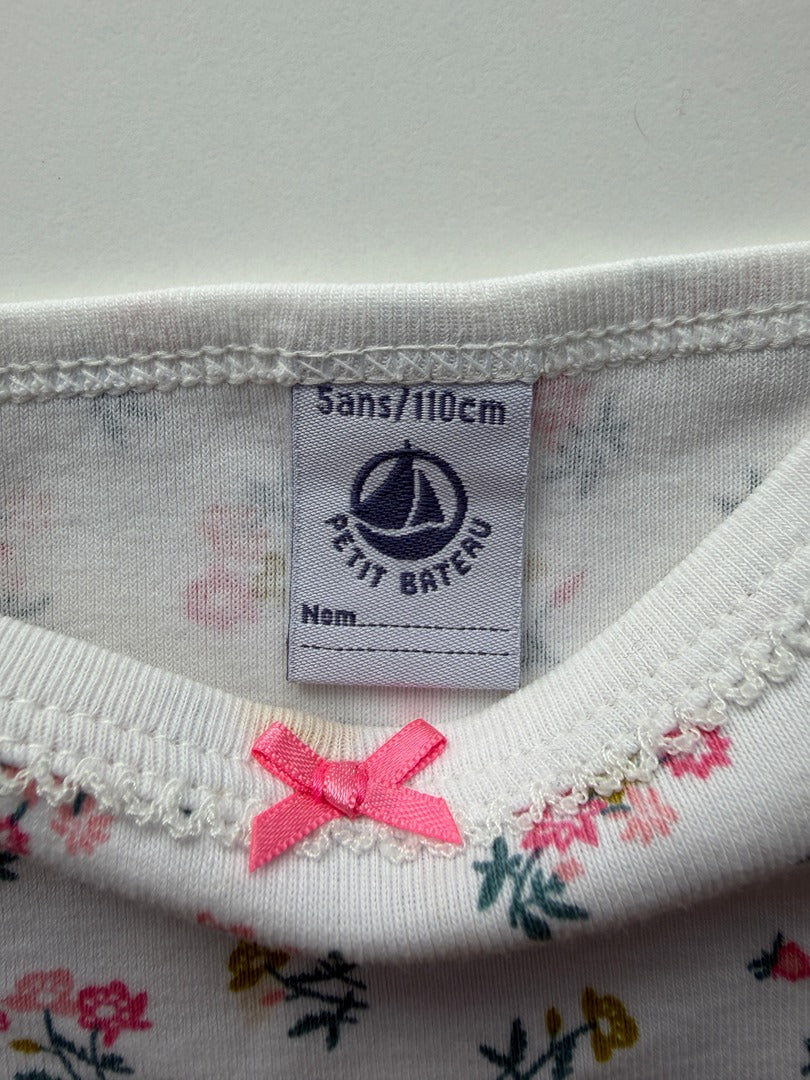 2 Débardeurs Petit Bateau - 5 ans / 110 cm - Rose - État : Très bon état