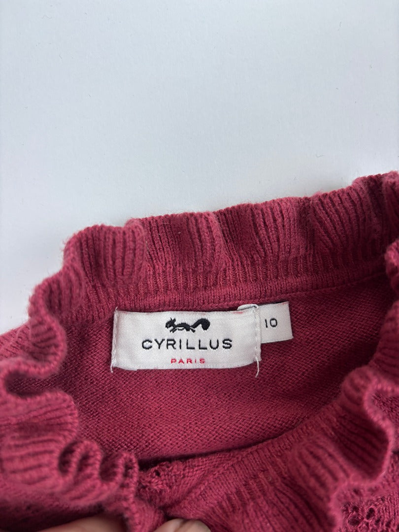 Pull Cyrillus - 10 Ans - Rose - État : Excellent