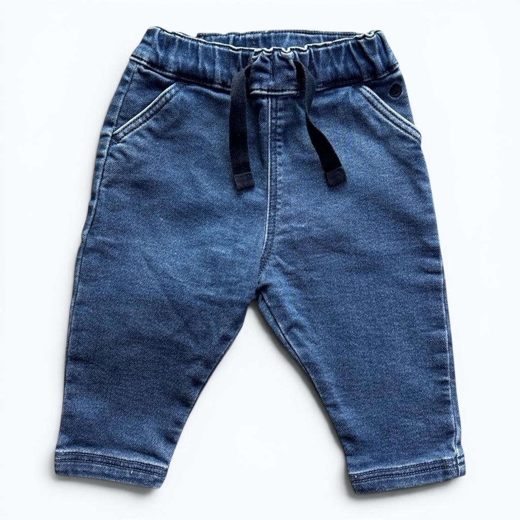 Jean Petit Bateau - 6 mois - Bleu - État : Excellent