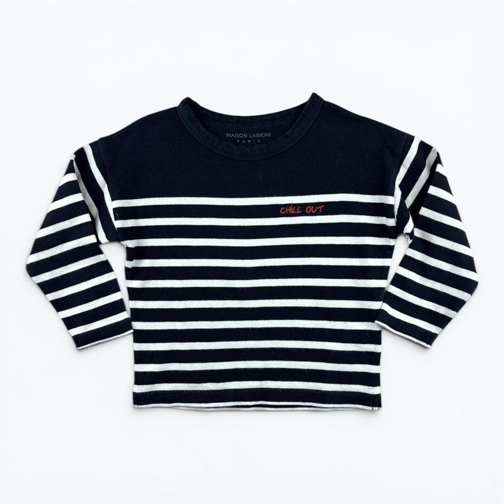 T-shirt Maison Labiche - 4 Ans - Marine - État : Excellent