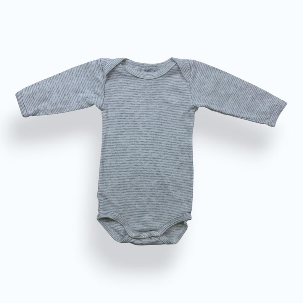 Body Petit Bateau - 3 Mois - Gris - État : Excellent