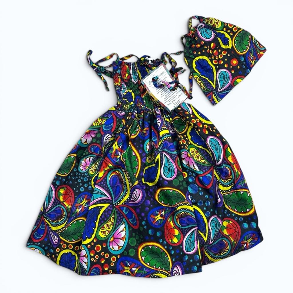 Robe Courte Zakile Designs - 24/36 Mois - Bleu - Neuve avec étiquette