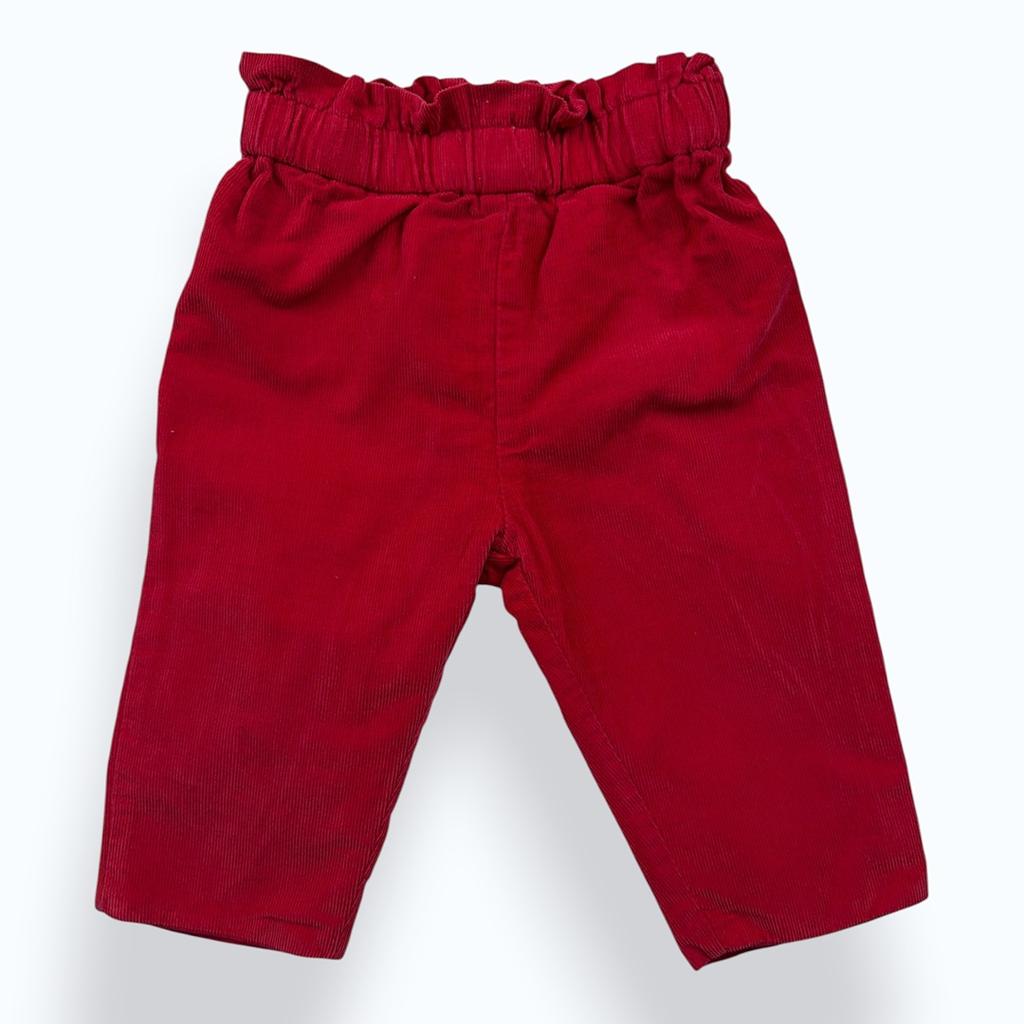 Pantalon Jacadi - 6 Mois - Rouge - État : Excellent