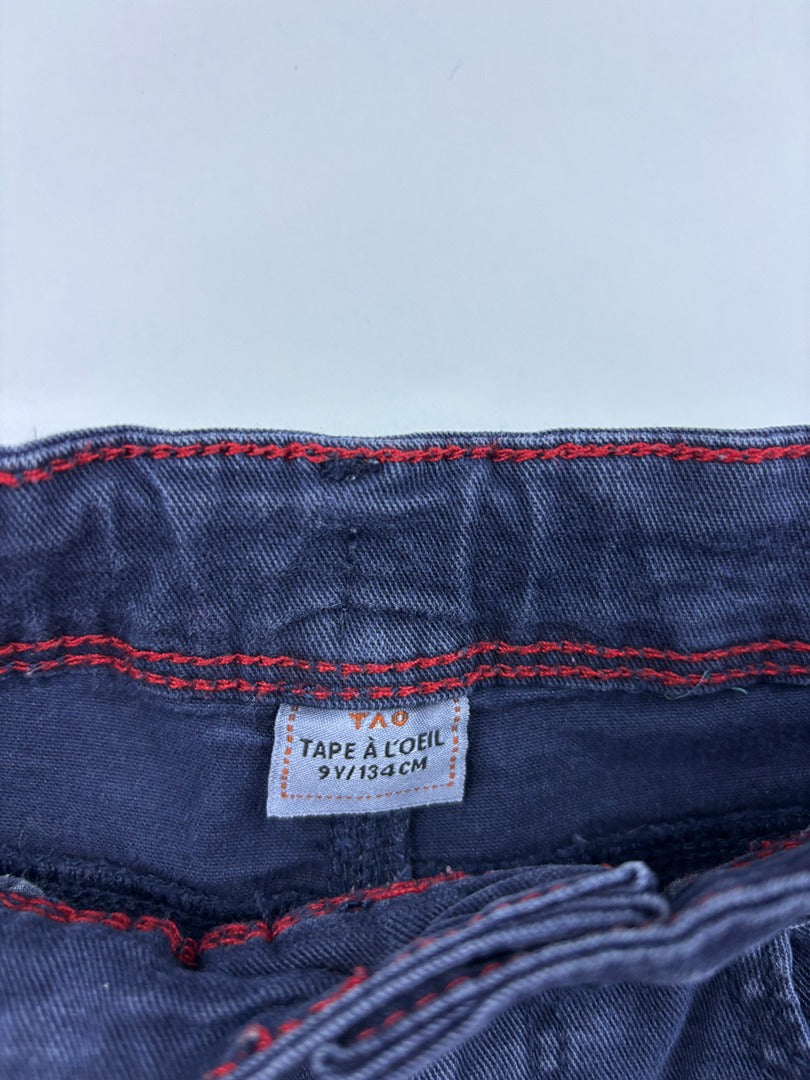 Jean Tape à l'œil - 9 Ans - Bleu - Très Bon État
