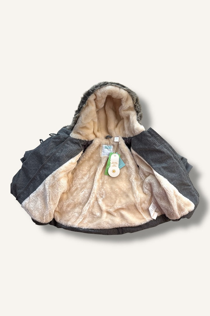 Parka Obaïbi - 6 mois / 68cm - Gris - État : Excellent