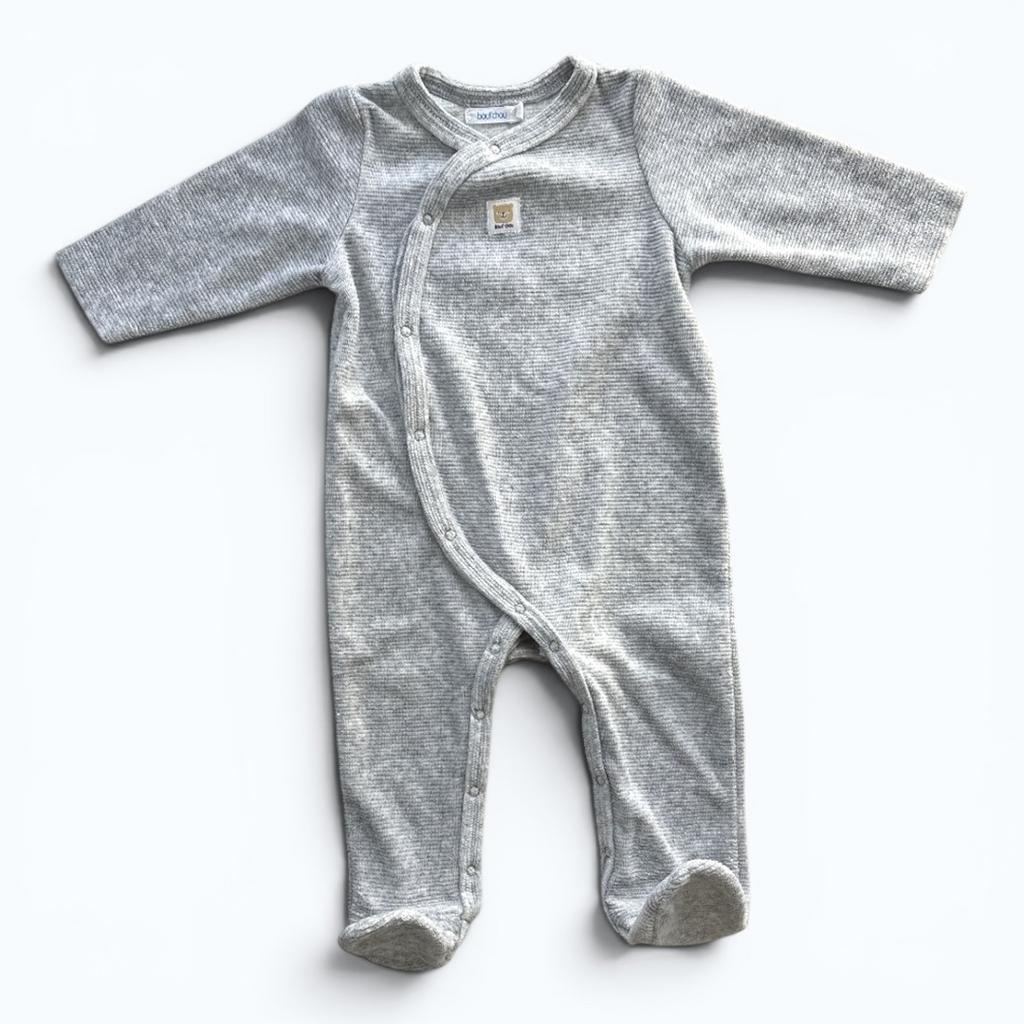 Pyjama Bout'chou - 6 Mois - Gris - État : Excellent