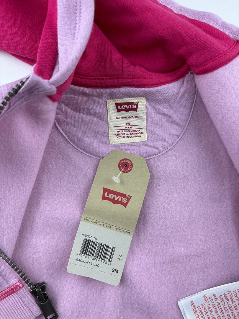 Gilet Zippé Levi's - 9 Mois - Rose - État : Excellent