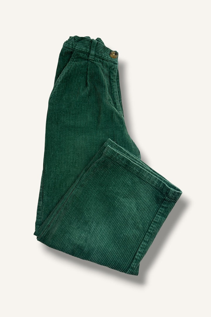 Pantalon Cyrillus - 10 Ans - Vert Foncé - État : Excellent