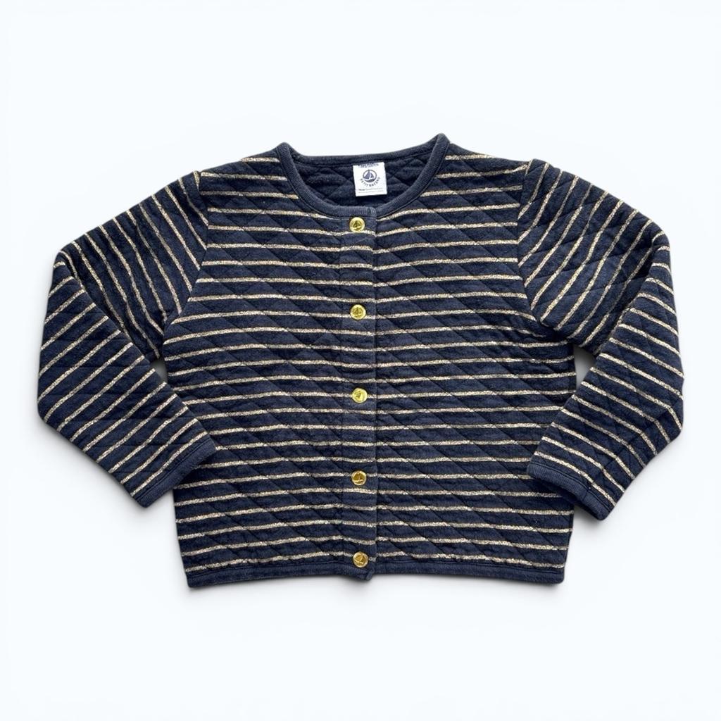 Gilet matelassé Petit Bateau - 5 ans - Marine - État : Excellent