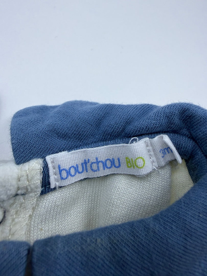 Grenouillère Bout'chou - 3 Mois / 60 Cm - Blanc - État : Excellent