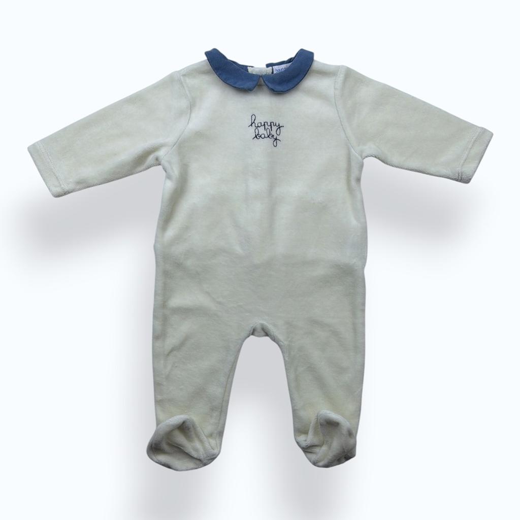 Grenouillère Bout'chou - 3 Mois / 60 Cm - Blanc - État : Excellent