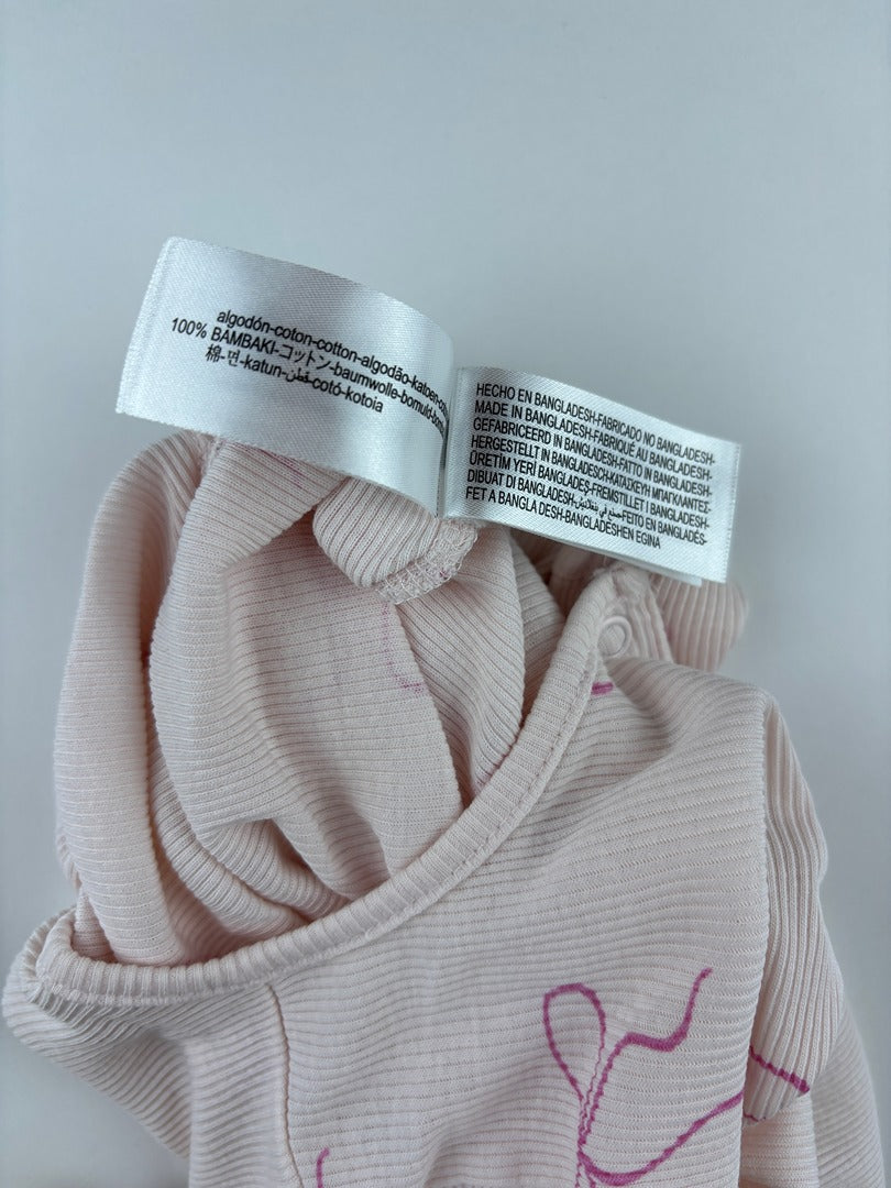 Barboteuse Zara - 9-12 mois - Rose - État : Excellent