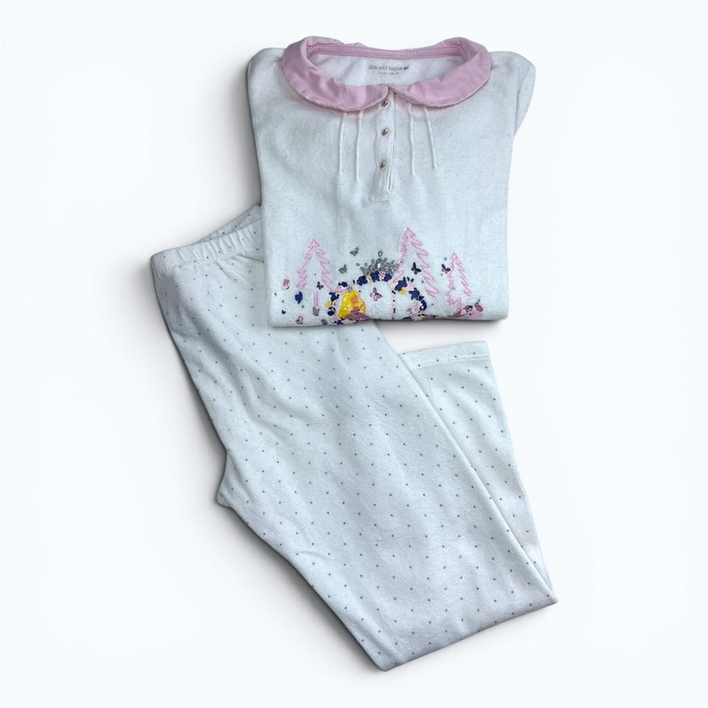 Pyjama deux pièces Sergent Major - 8 ans - Blanc - État : Excellent