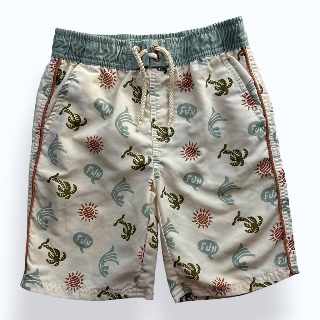 Short de bain Vertbaudet - 10 ans - Cream - État : Excellent