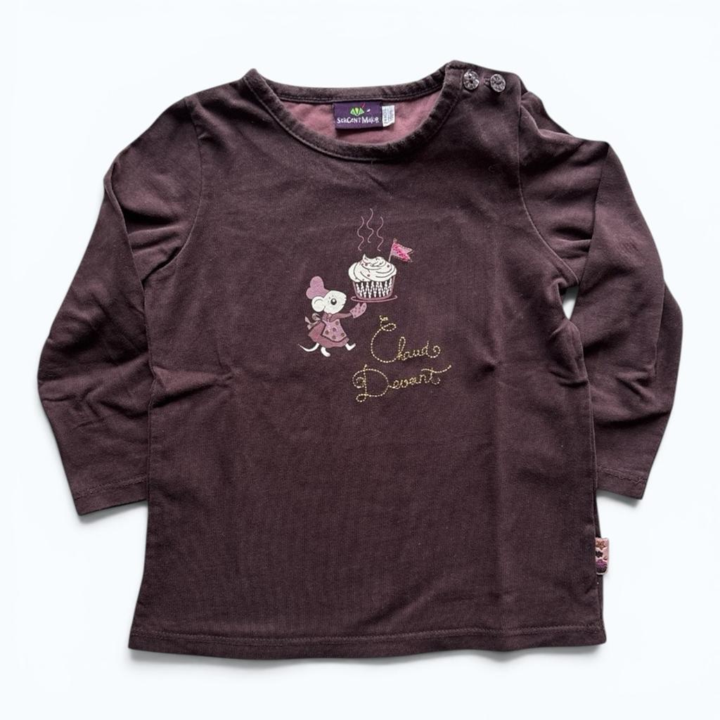 T-shirt Sergent Major - 24 Mois - Marron - État : Excellent