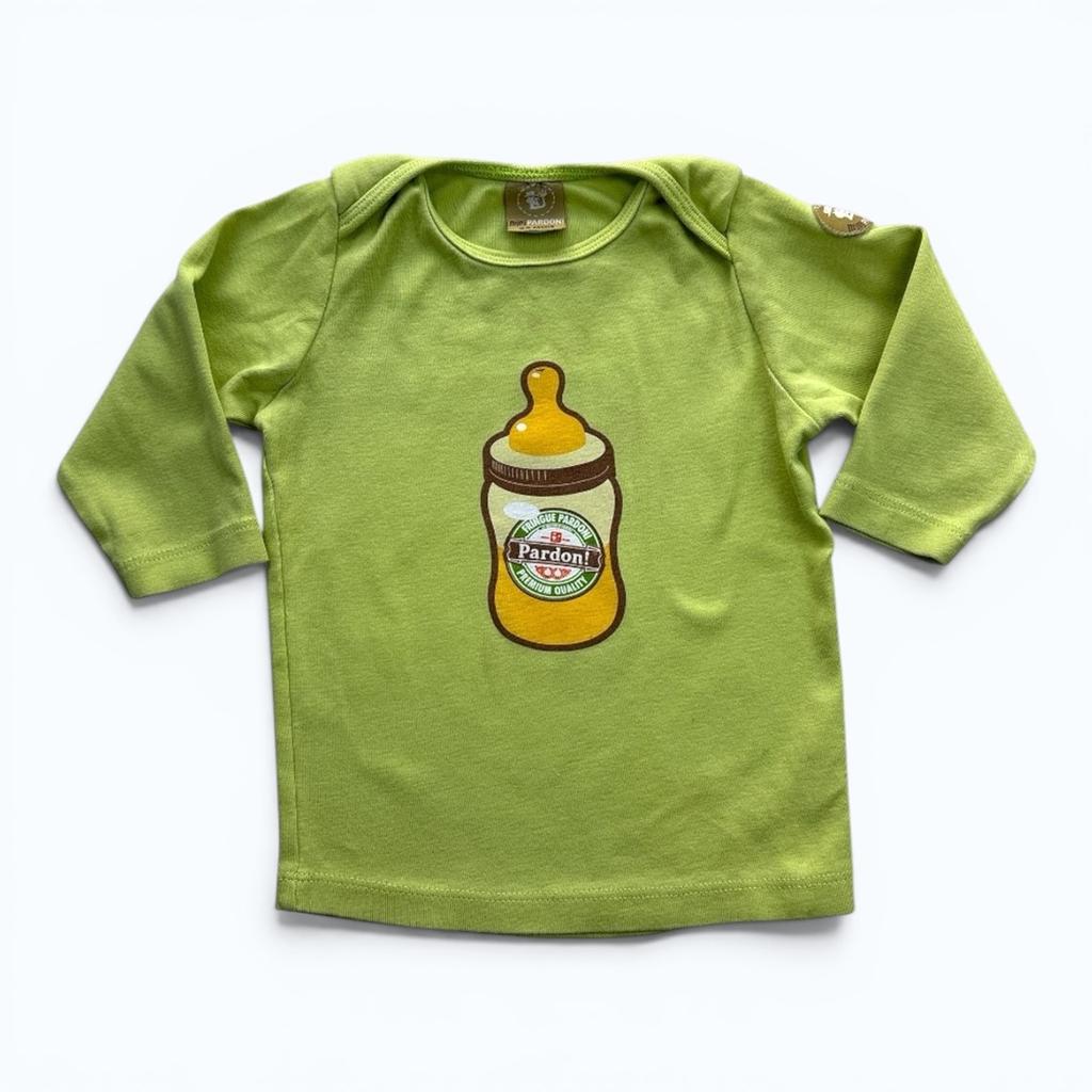 T-shirt mini Pardon! - 24 mois - Vert - État : Excellent