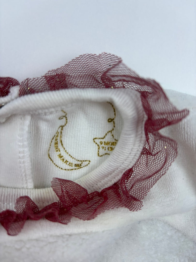 Pyjama Sergent Major - 9 mois - Blanc - État : Excellent