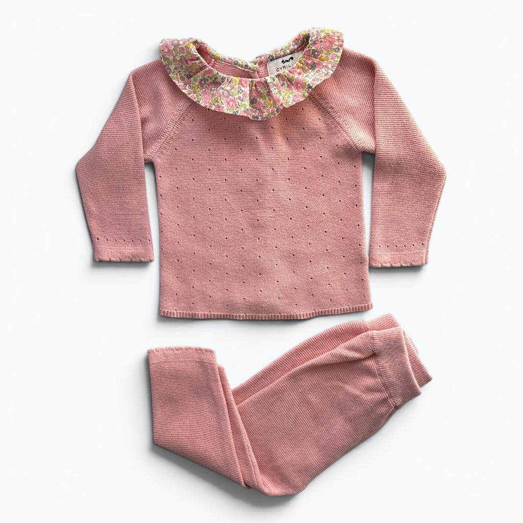 Ensemble Cyrillus - 6 mois - Rose - État : Excellent