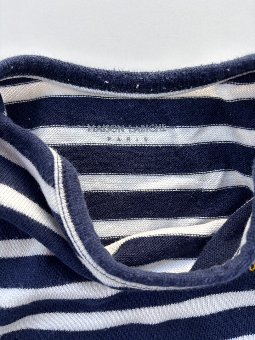 Body Maison Labiche - 6-9 mois - Marine - État : Excellent