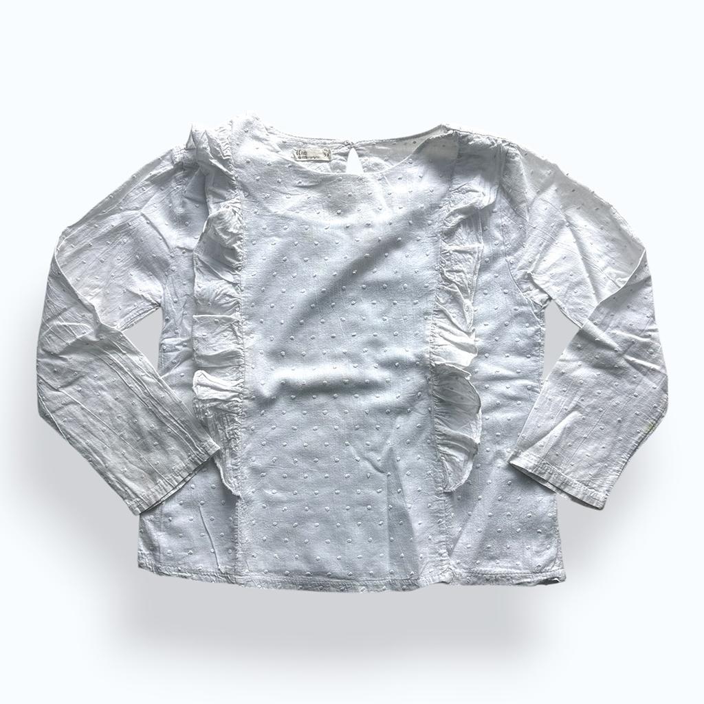 Blouse Little Cigogne - 5 Ans - Blanc - État : Excellent