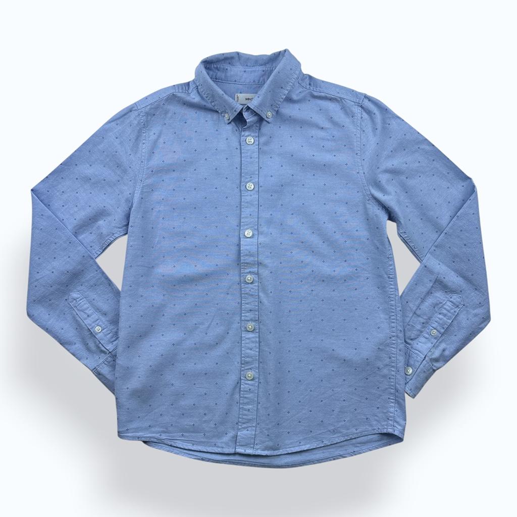 Chemise Mango - 11 Ans - Bleu - État : Excellent