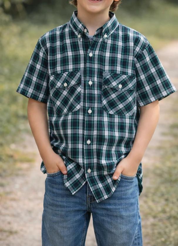 Chemise manches courtes Jacadi 8 ans