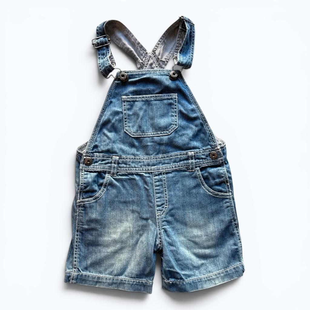 Salopette courte jean Boutchou 24 mois