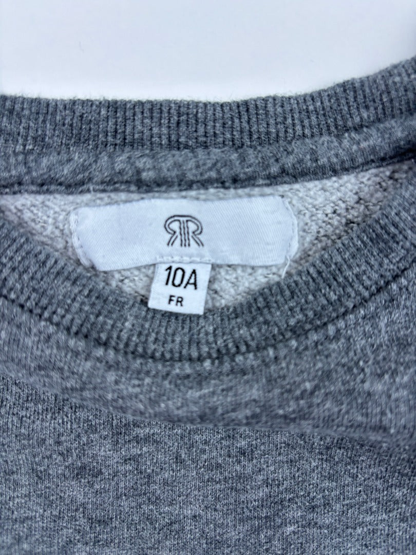 Sweat La Redoute - 10 ans - Gris - État : Excellent