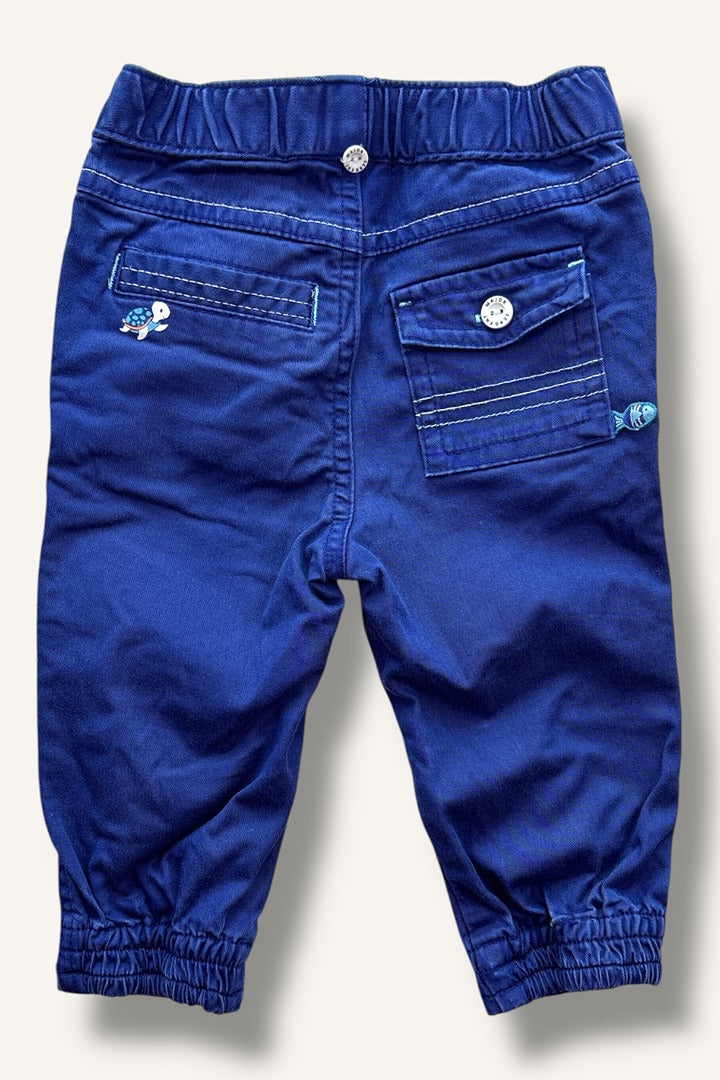 Pantalon Sergent Major - 9 mois - Bleu marine - État : Excellent