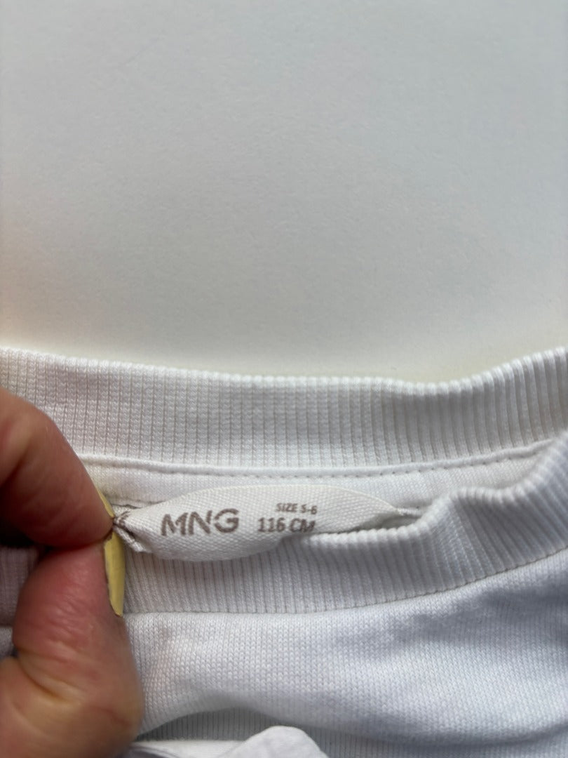 Pull Mango - 5 Ans - Blanc - État : Excellent