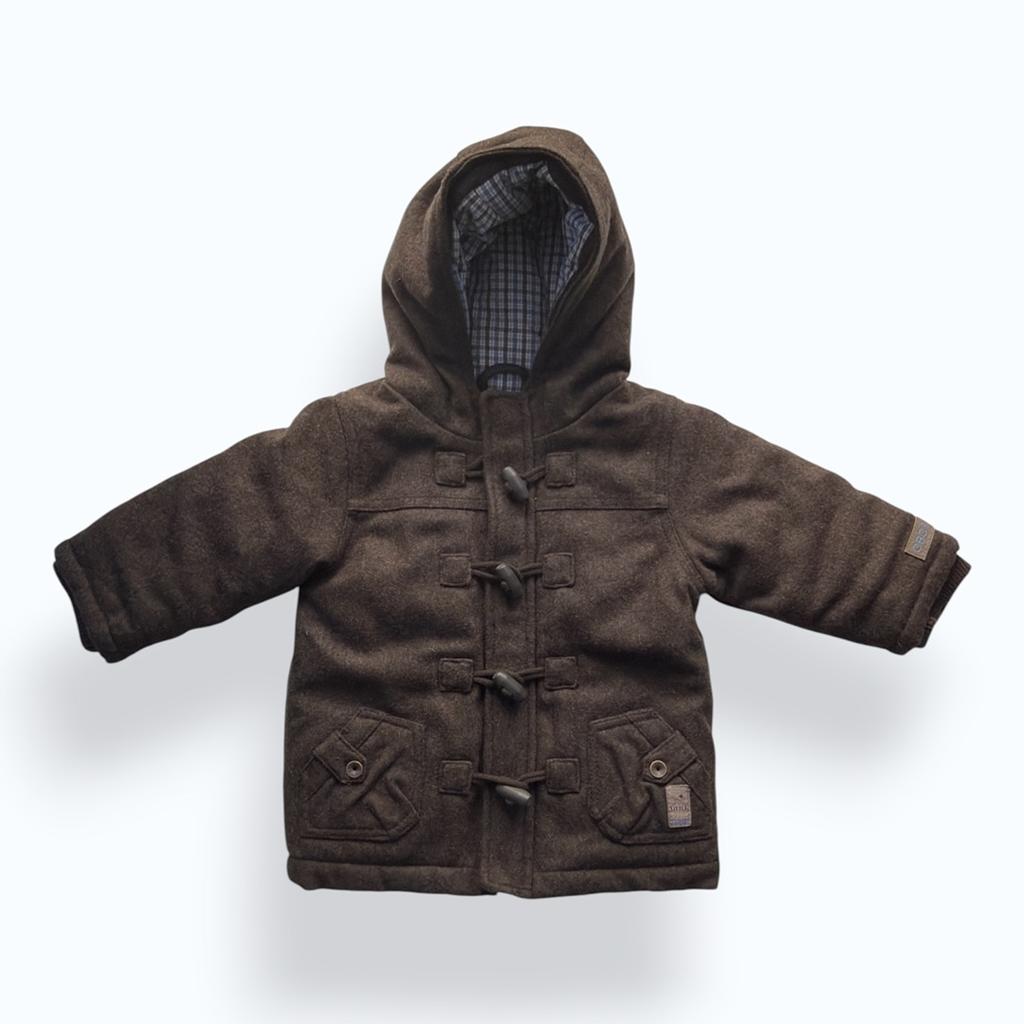Duffle-coat Obaïbi - 12 mois - Marron - État : Très bon