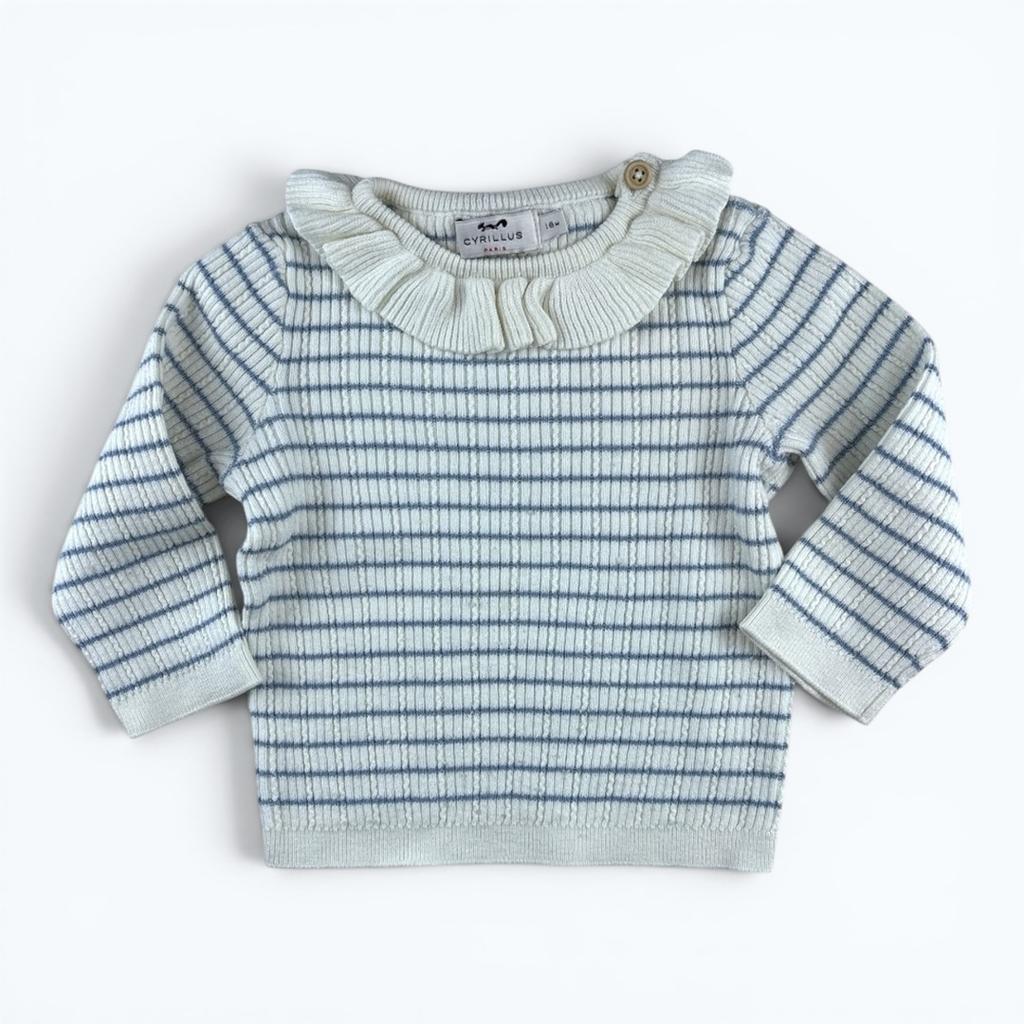 Pull Cyrillus - 18 mois - Blanc - État : Excellent