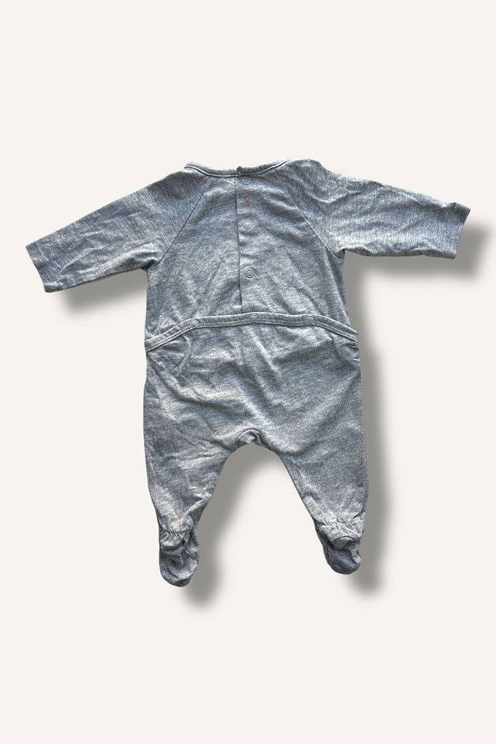 Grenouillère Obaïbi - 1 Mois - Gris - État : Excellent