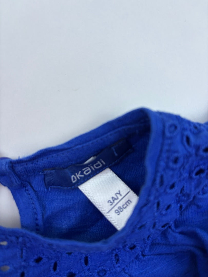 Top Okaïdi - 3 ans / 98 cm - Bleu - État : Excellent
