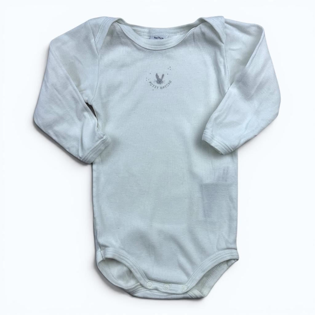 Body Petit Bateau - 9 mois - Blanc - État : Excellent