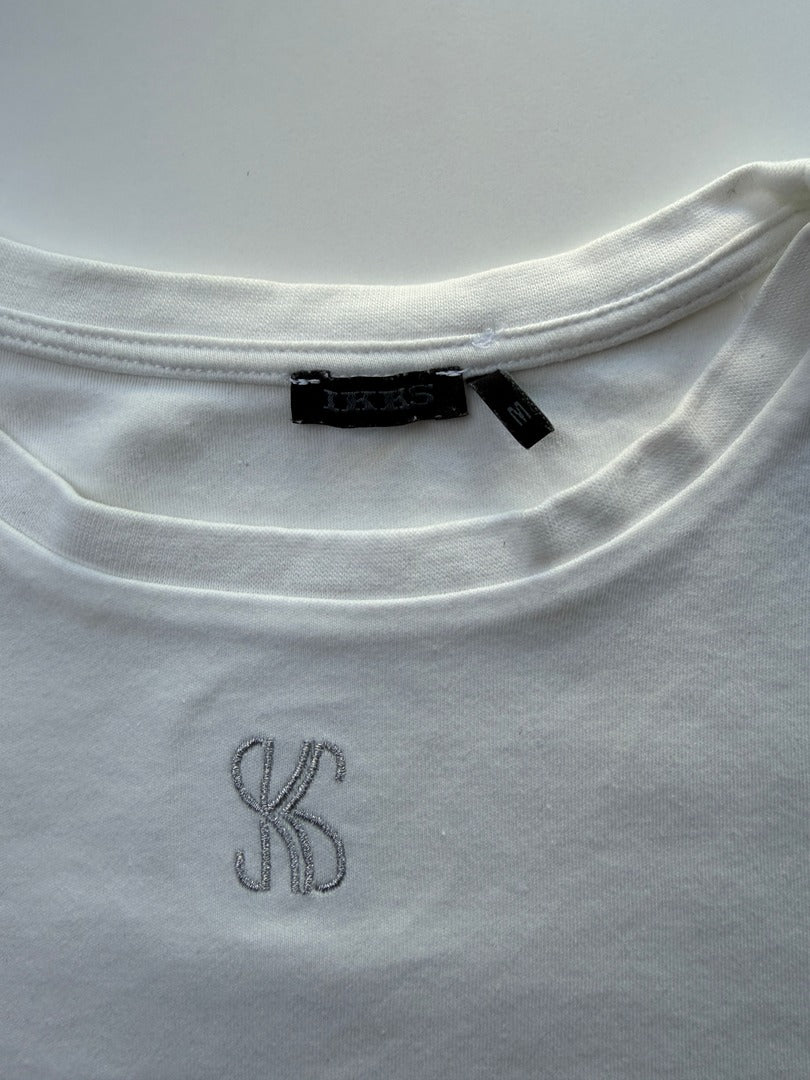 T-shirt Ikks - 16 Ans - Blanc - État : Excellent
