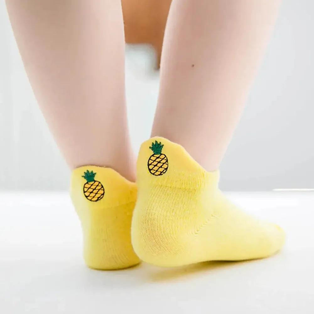 Lot de 5 Chaussettes Languette Fruit