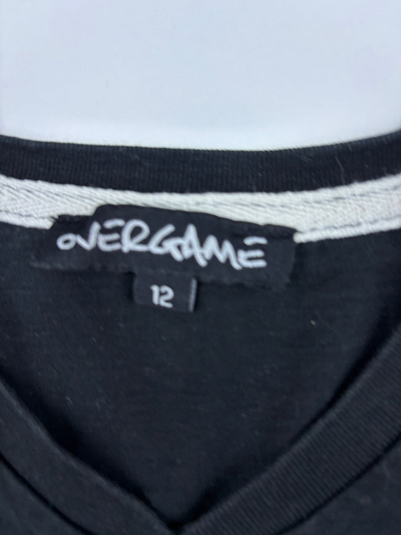 T-shirt manches longues Overgame - 12 ans - Noir - État : Excellent