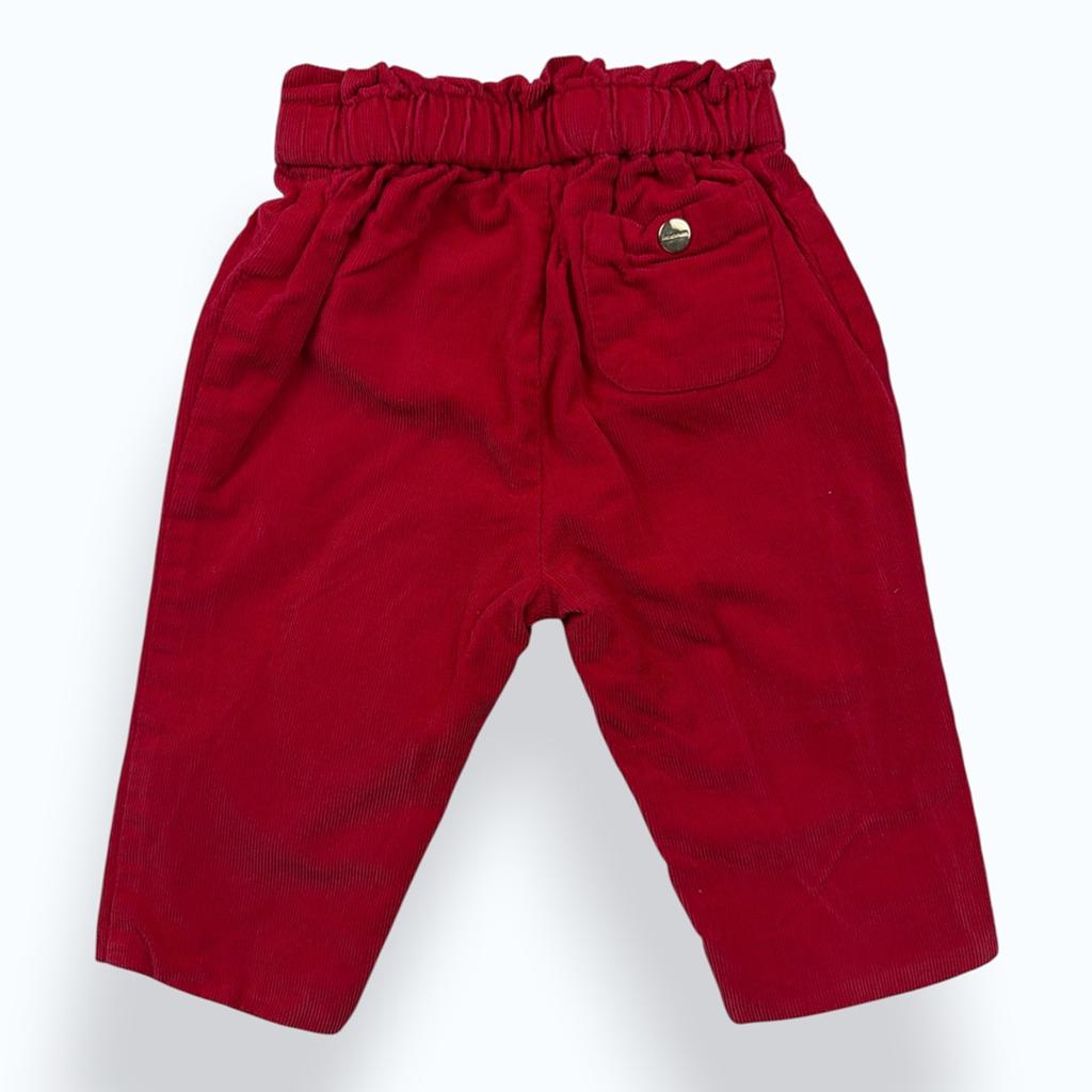 Pantalon Jacadi - 6 Mois - Rouge - État : Excellent