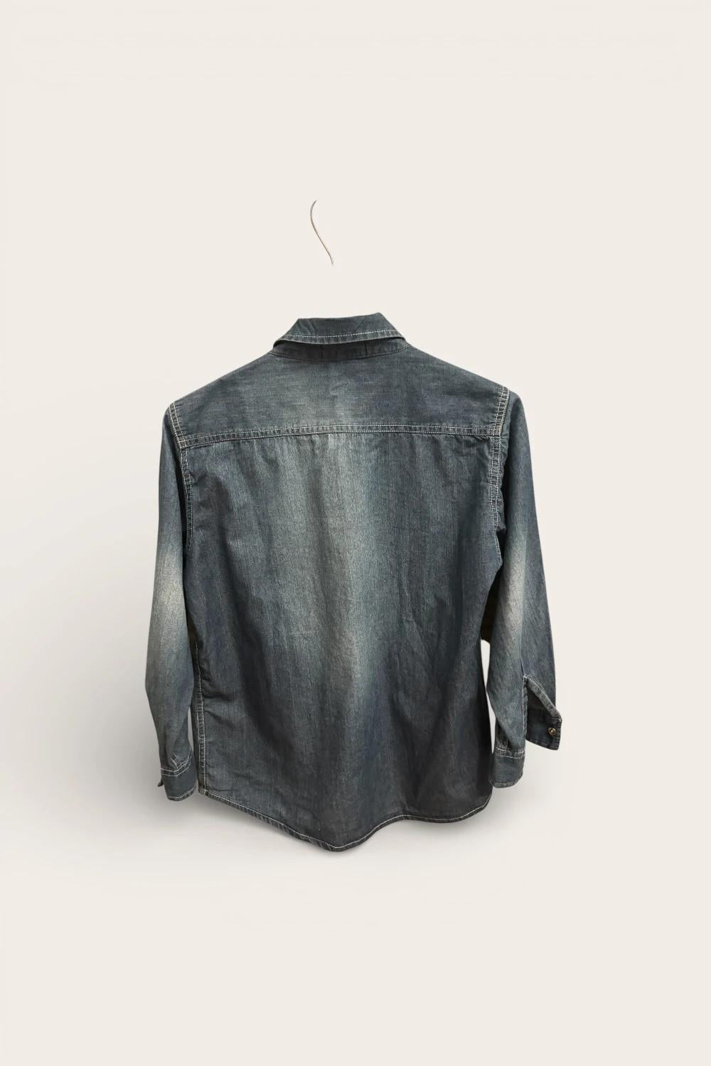 Chemise denim garçon 12 ans