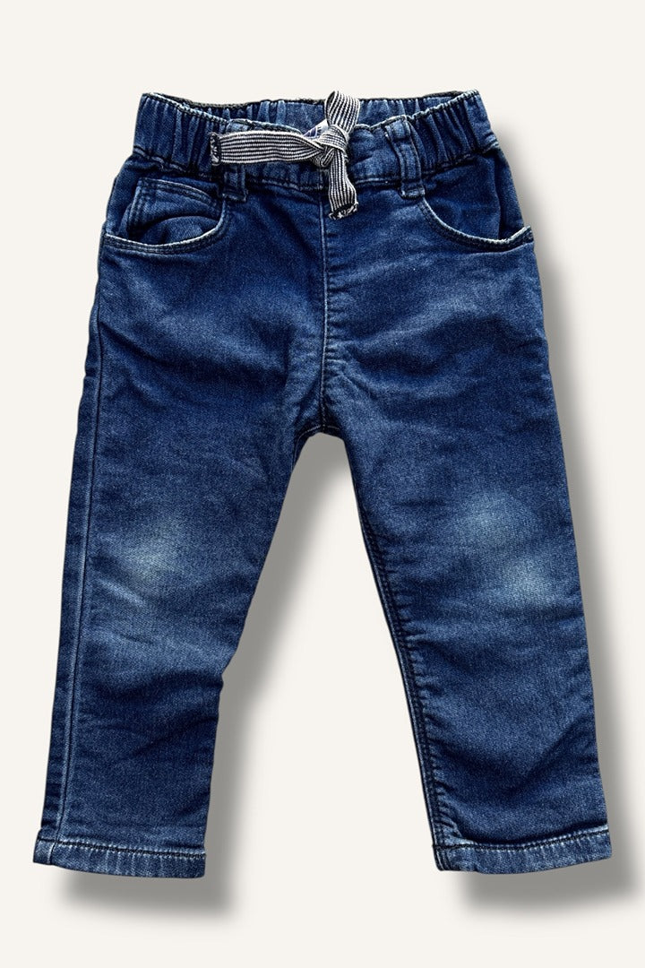 Jean Petit Bateau - 12 mois - Bleu - État : Excellent