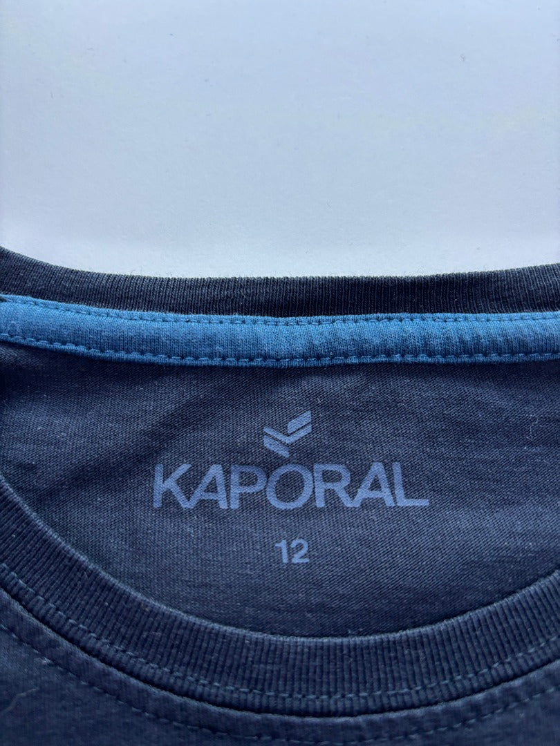 T-shirt Manches Longues Kaporal - 12 Ans - Marine - État : Excellent