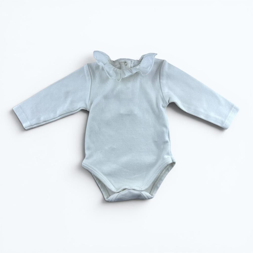 Body Zara - 1-3 mois / 56cm - Blanc - État : Excellent