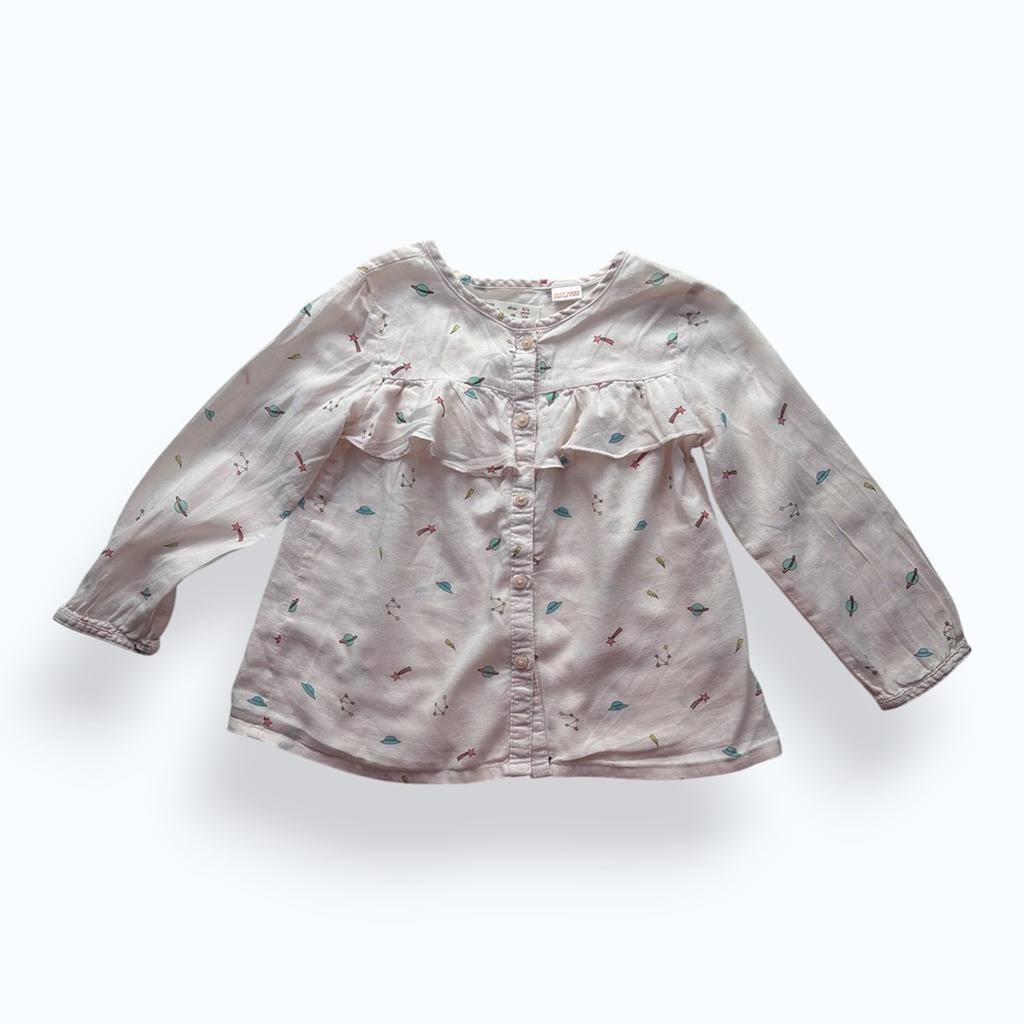 Chemisier Zara - 4 Ans / 104 Cm - Rose - État : Excellent