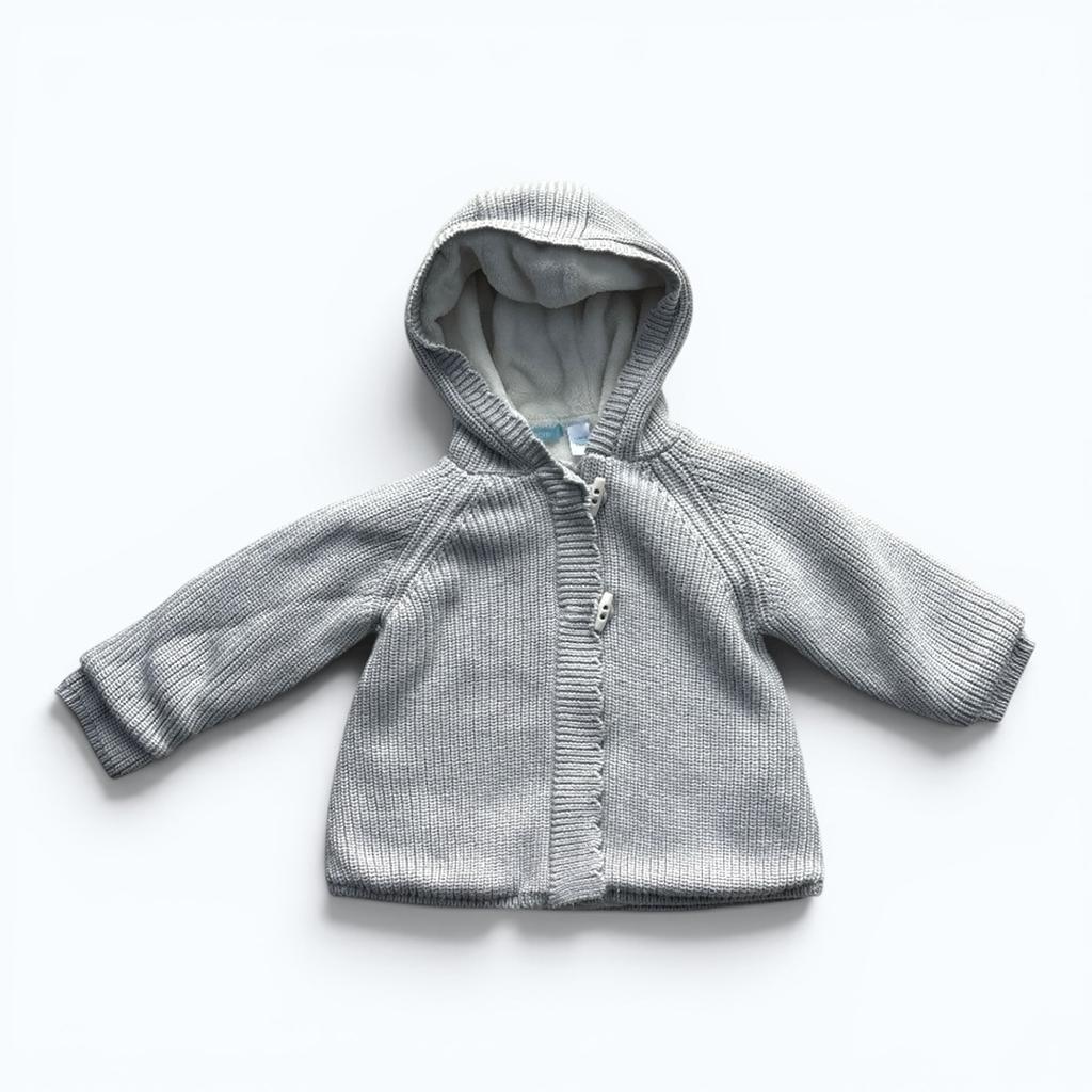 Veste/gilet à capuche Obaïbi - 12 mois - Gris - État : Excellent