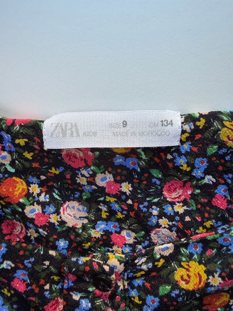 Robe Courte Zara - 9 Ans / 134 Cm - Noir - État : Excellent